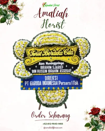 Papan Bunga Duka di Selamalofo