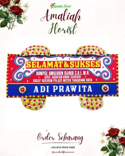 Karangan Bunga Ucapan Selamat di Selamalofo